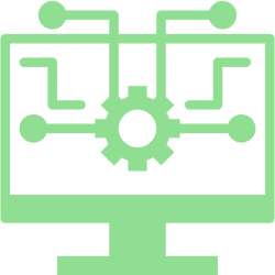 software icon light green
