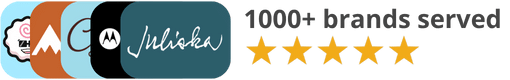 1000+ brands served 1000+ brand served by Cloudbaseway